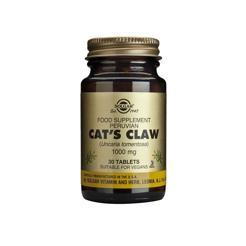 Solgar Griffe De Chat 30 Comprimés