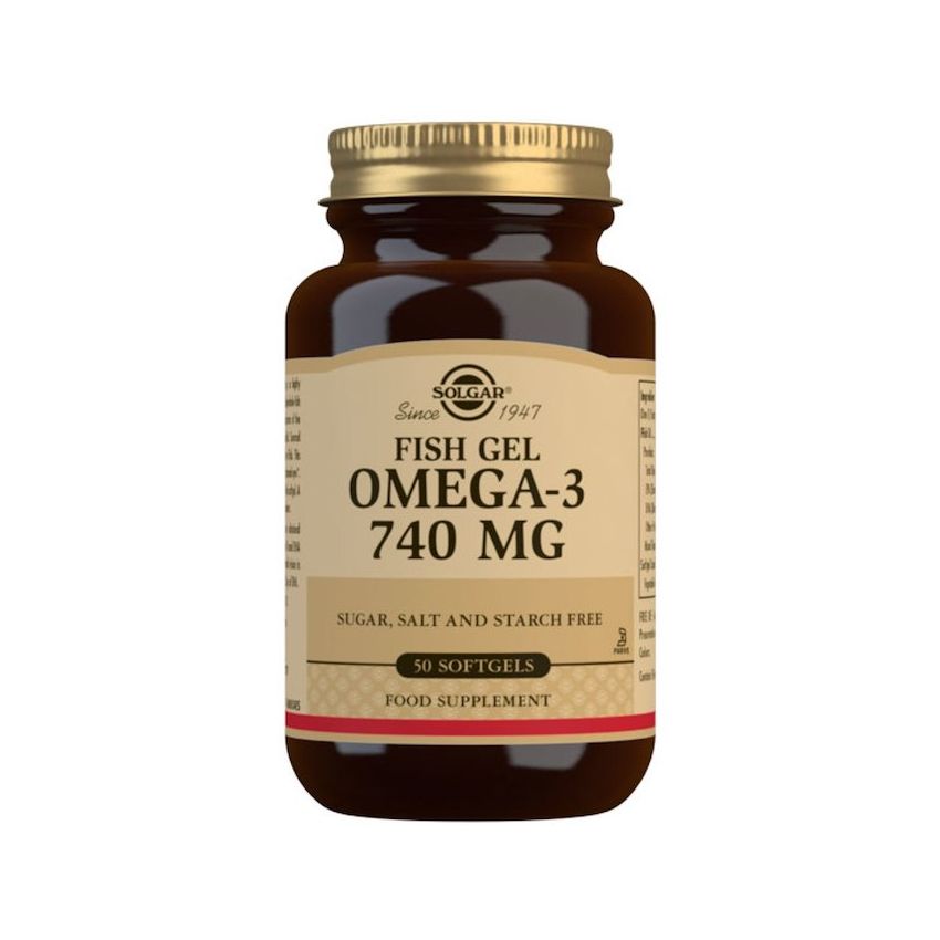 Solgar Fishgel Omega 740Mg 50 Comprimès