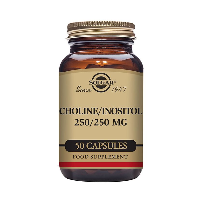 Solgar Choline/Inositol 250Mg 50 Gélules