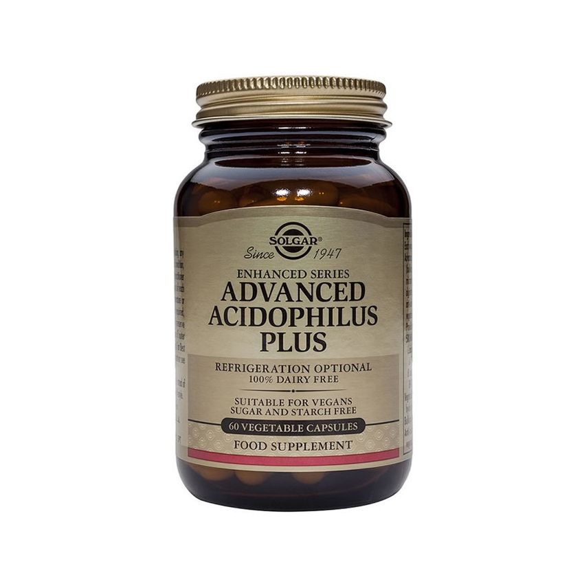 Solgar Advanced Acidophilus Plus 60 Gélules