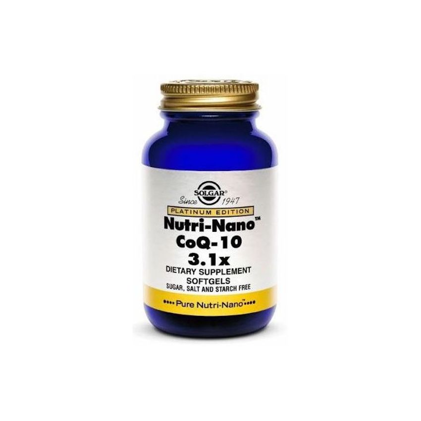 Solgar Nutri-Nano Coenzyme Q10 3.1X 50 Perles