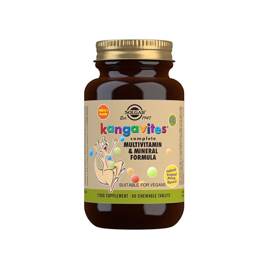 Solgar Kangavites Multivitamine Tropical 60 Comprimés