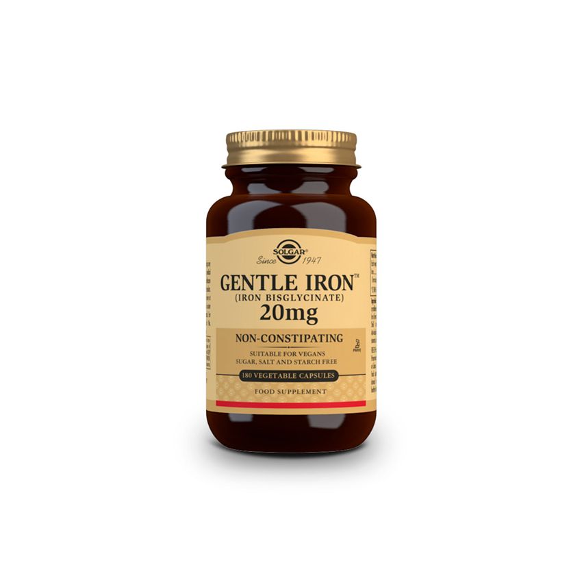Solgar Hierro Gentle 20Mg 180 Gélules