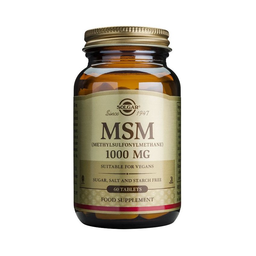 Solgar Msm 1000Mg 60 Comprimés