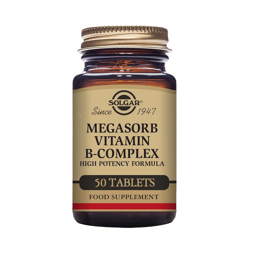 Solgar Megasorb Vitamine B-Complex 50 Comprimés