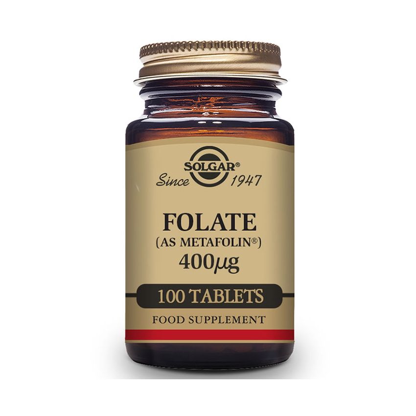 Solgar Folate 400Cmg 100 Comprimés