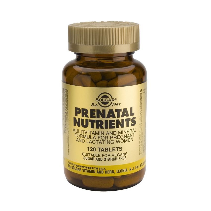 Solgar Prenatal Nutrients 120 Comprimés