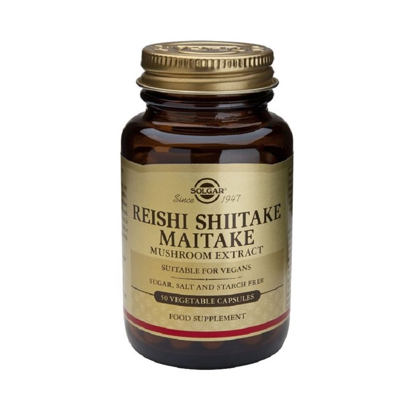 Solgar Reishi-Shiitake-Maitake 50 Gélules