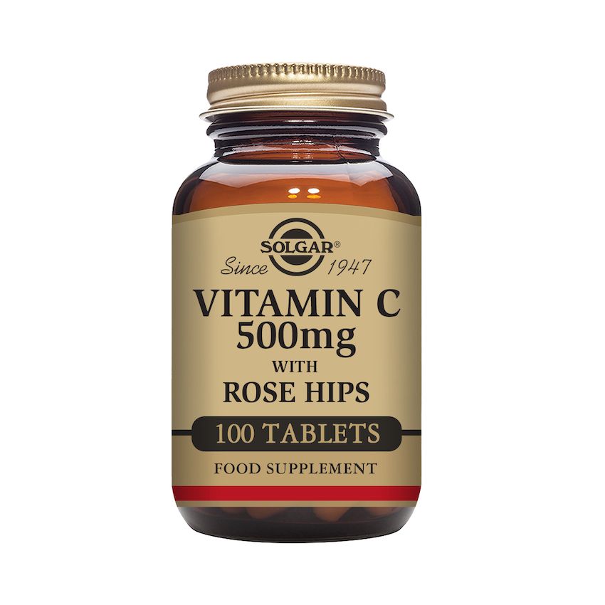 Solgar Vitamine C Rose Hips 500Mg 100 Comprimés