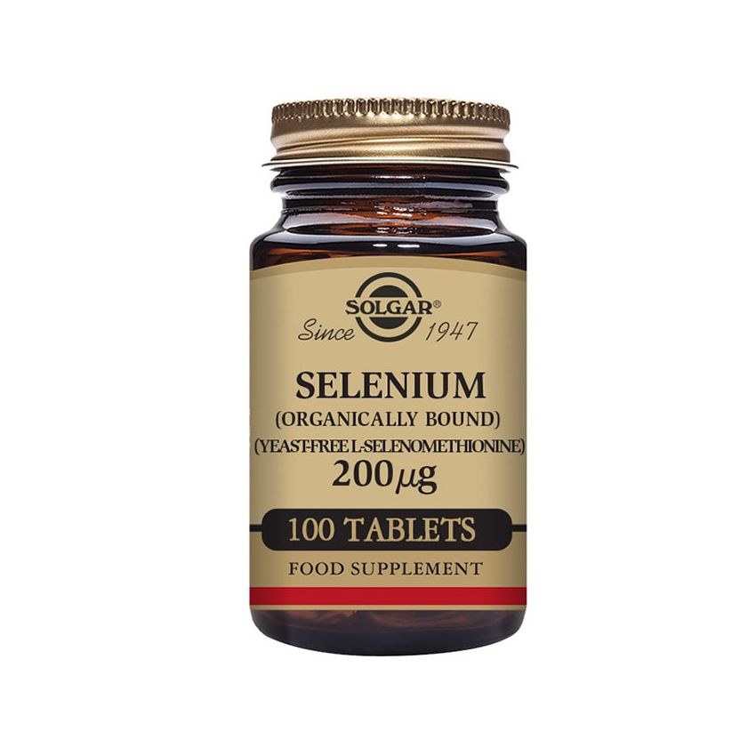Solgar Selenium 200Cmg 100 Comprimés