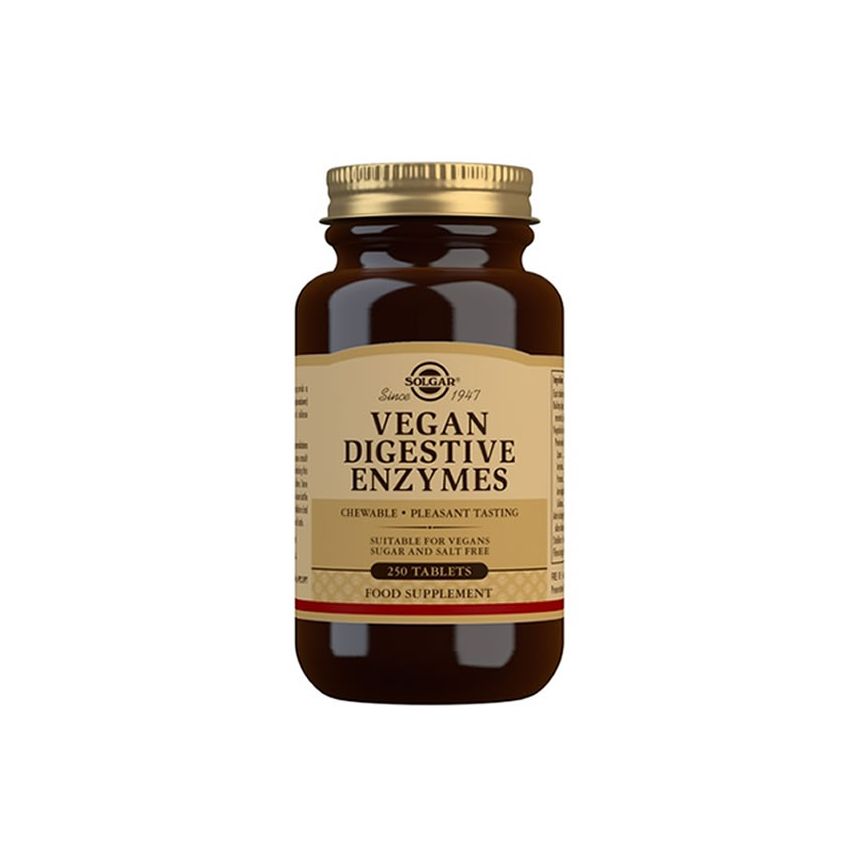 Solgar Enzymes Digestives Végétaliennes 250 Comprimés