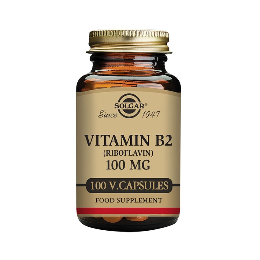 Solgar Vitamine B2 Riboflavine 100Mg 100 Gélules