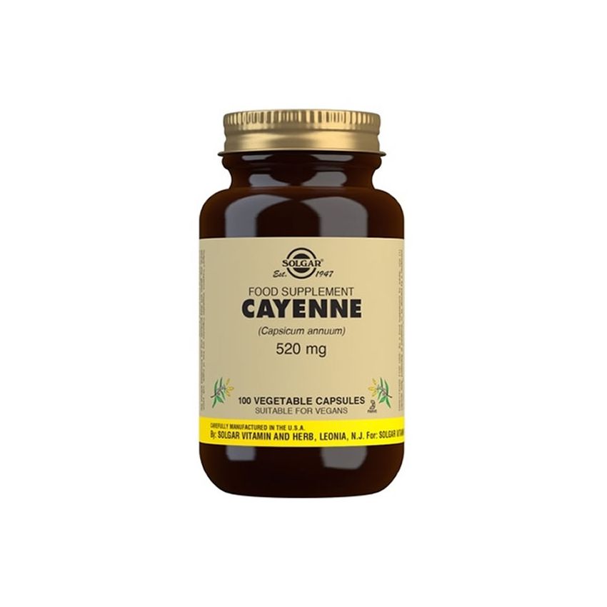 Solgar Cayenne 520Mg 100 Gélules