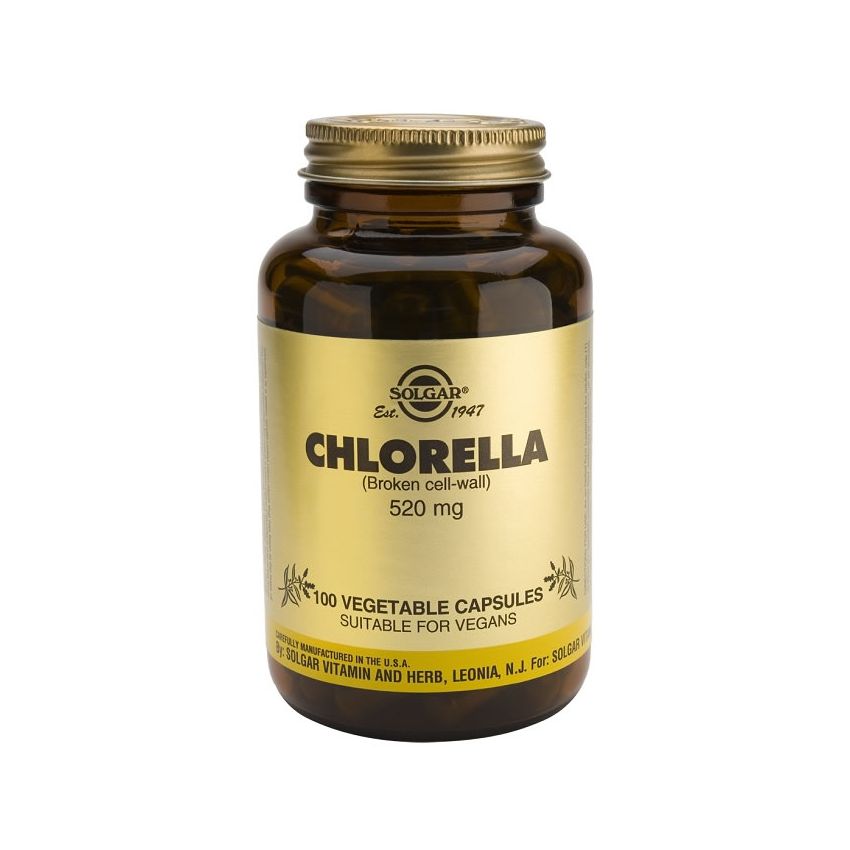 Solgar Chlorella 520Mg 100 Gélules