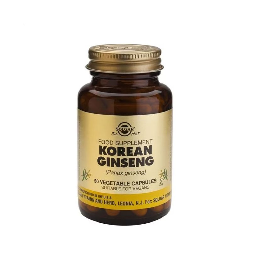 Solgar Ginseng Coréen 50 Gélules