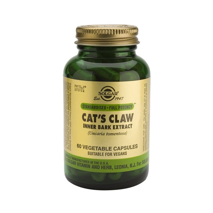 Solgar Spf Griffe De Chat Croûte 60 Gélules