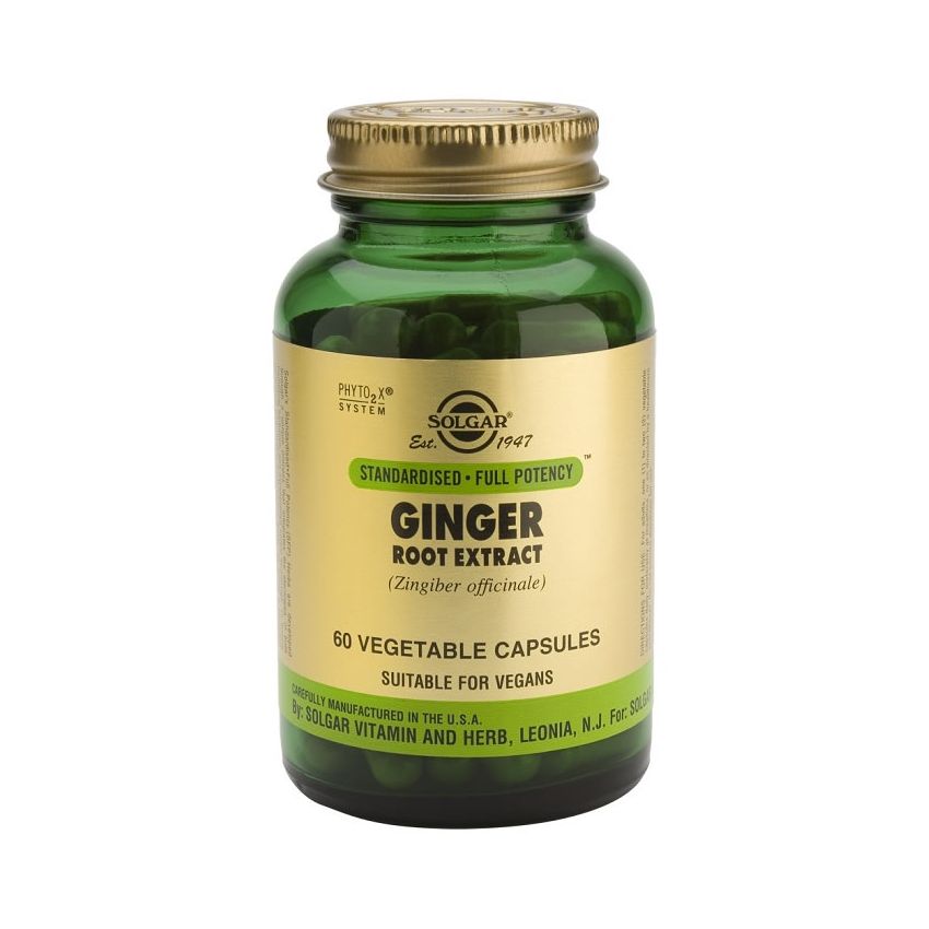 Solgar Spf Racine De Gingembre 60 Capsules