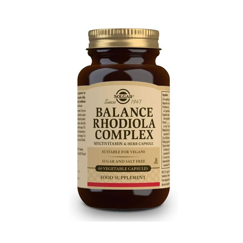 Solgar Balance Rhodiola Complex 60 Gélules