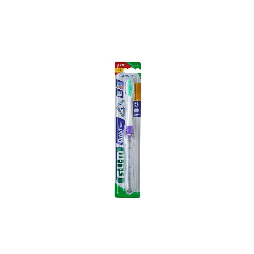 Gum Orthodontic Toothbrush Travel 125