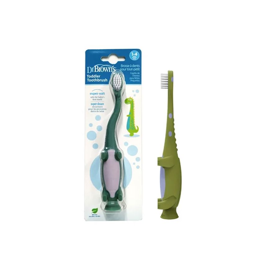 Brosse À Dents Dr. Brown'S 1-4 Ans Dinosaure