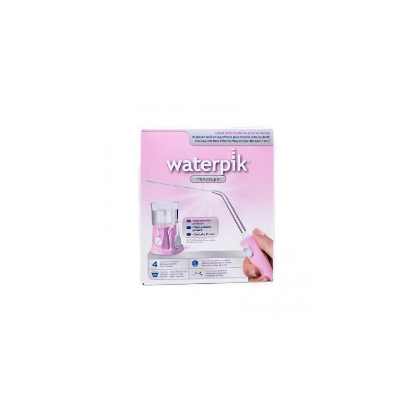 Waterpik™ Traveler Irrigador Bucal Eléctrico Rosa Wp-300
