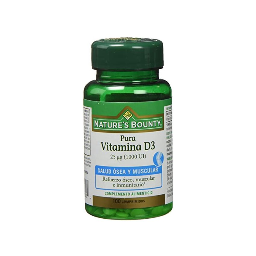 Nature'S Bounty Vitamine D3 25Μg 1000Iu 100 Comprimés