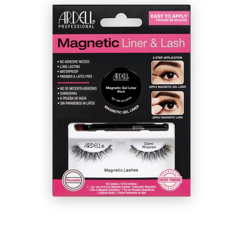 Magnetic Liner & Lash Demi Wispies Cils + Gel Liner - 3 U