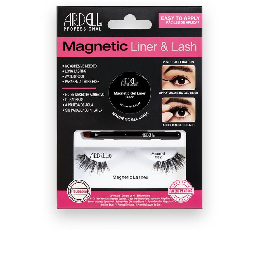 Magnetic Liner & Lash Accent Cils #002 + Gel Liner - 3 U