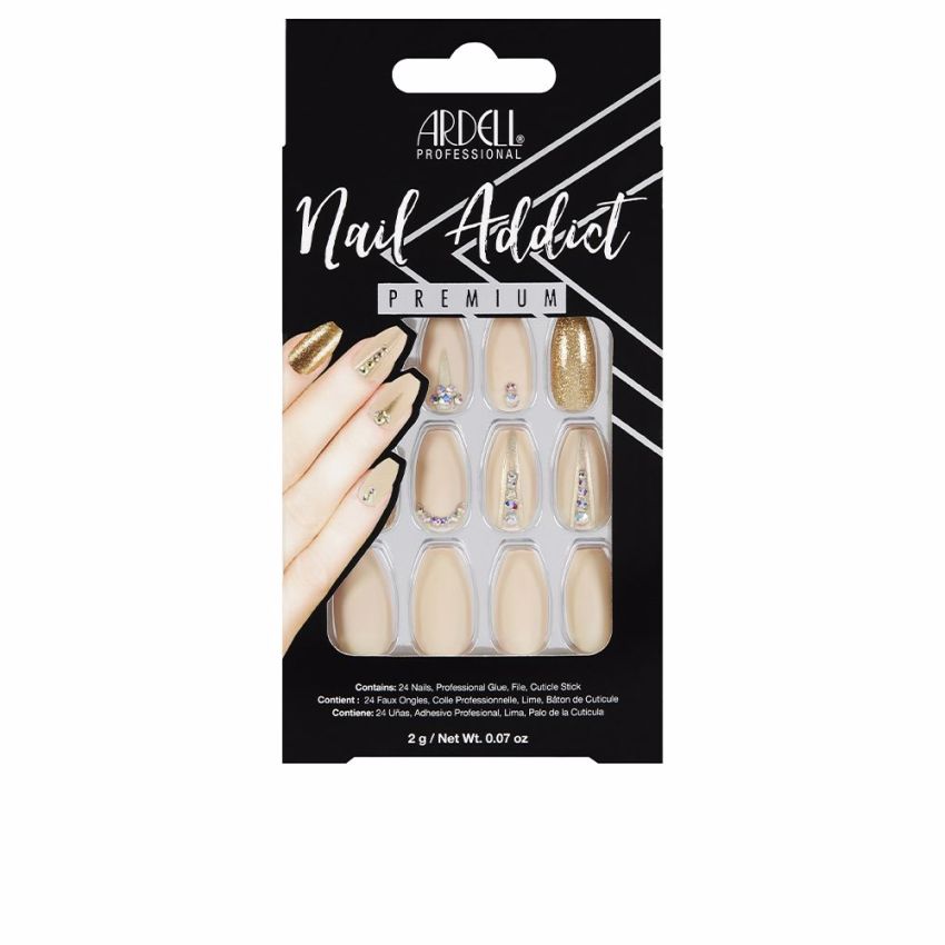 Nail Addict Nude Jeweled - 1 U