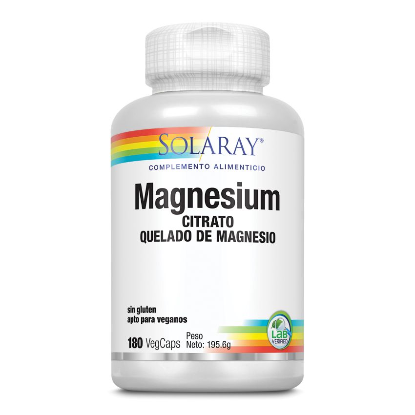 Solaray Big Magnesium Citrate 180 Vcaps