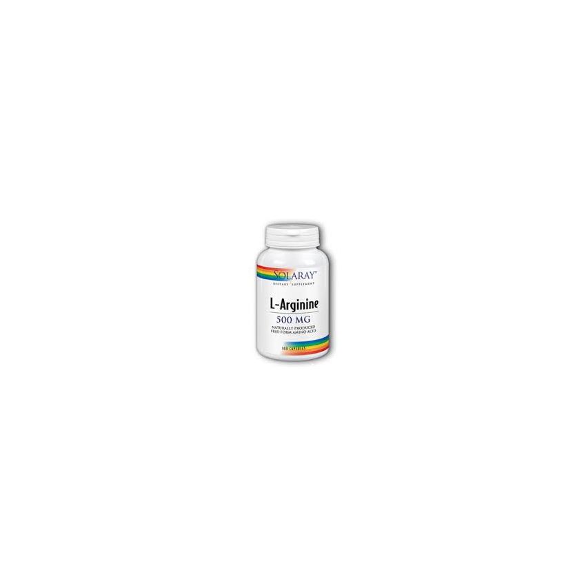 Solaray L Arginine 500 Mg 100 Capsulas