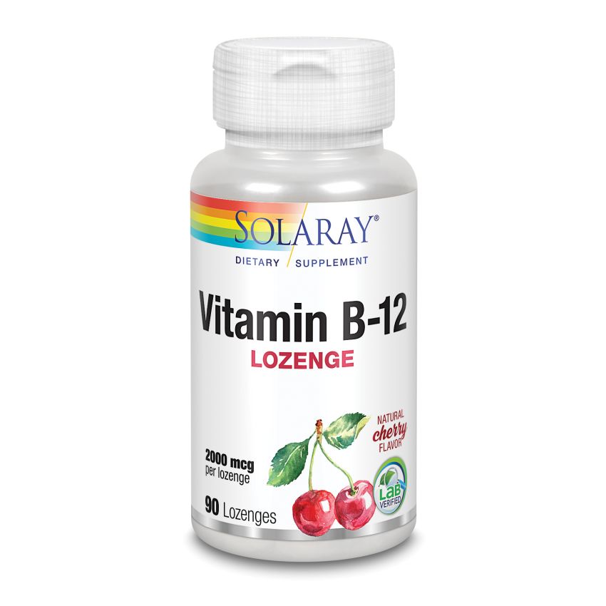 Solaray Vitamina B12 2000 Mcg 90 Comp