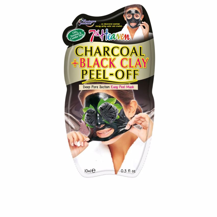 Peel-Off  Charcoal + Black Clay Mask - 10 Ml