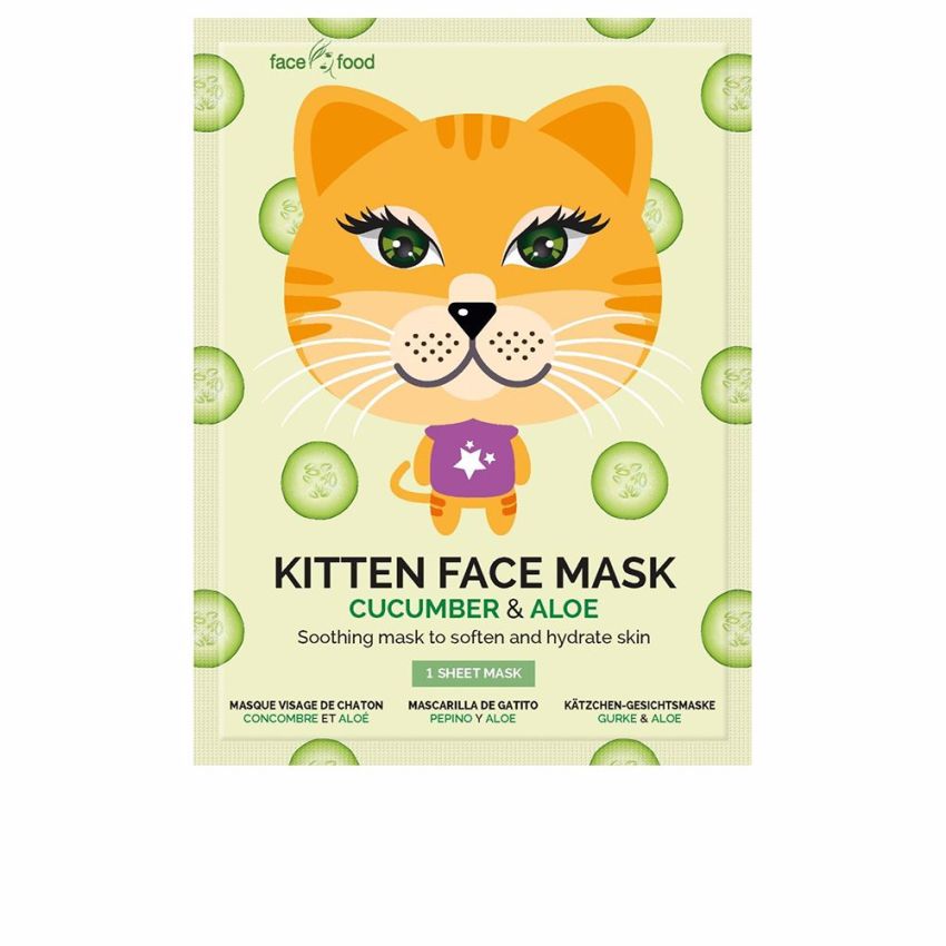 Animal Kitten Face Mask - 1 U