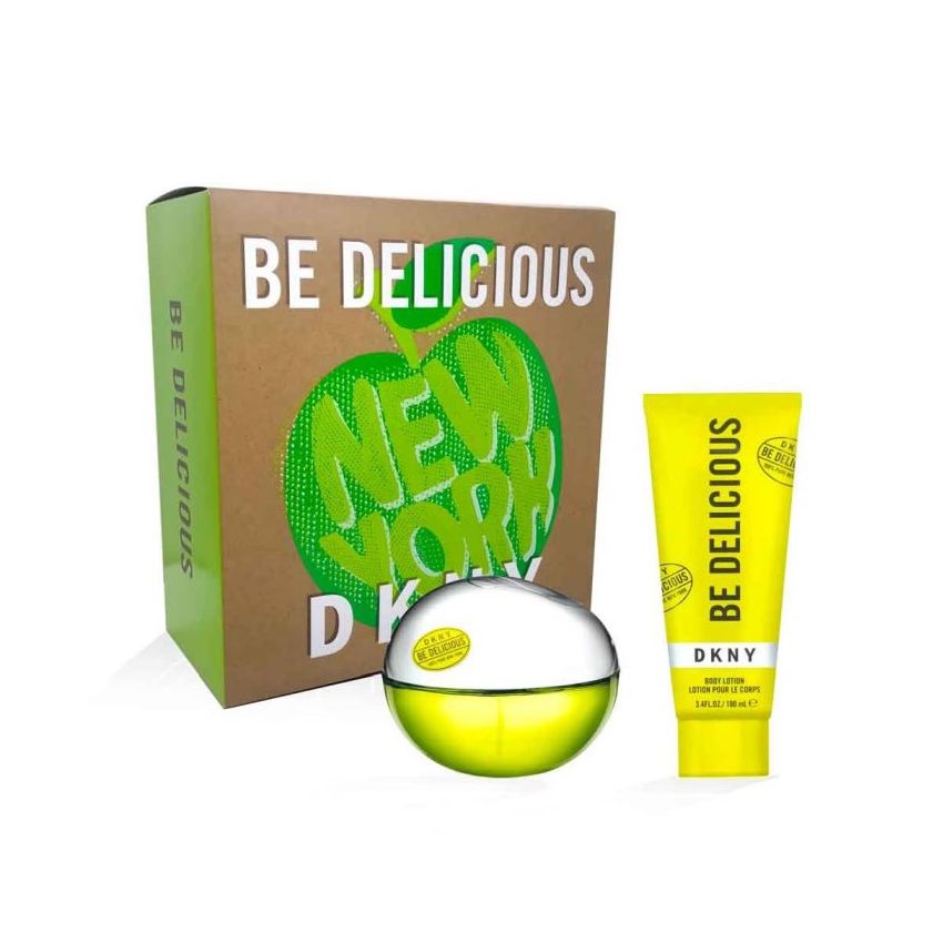 Dkny Be Delicious Eau De Parfum Vaporisateur 100Ml Coffret 2 Produits