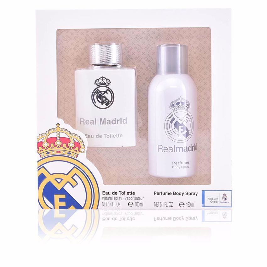 Real Madrid Eau De Toilette Vaporisateur 100Ml Coffret 2 Produits