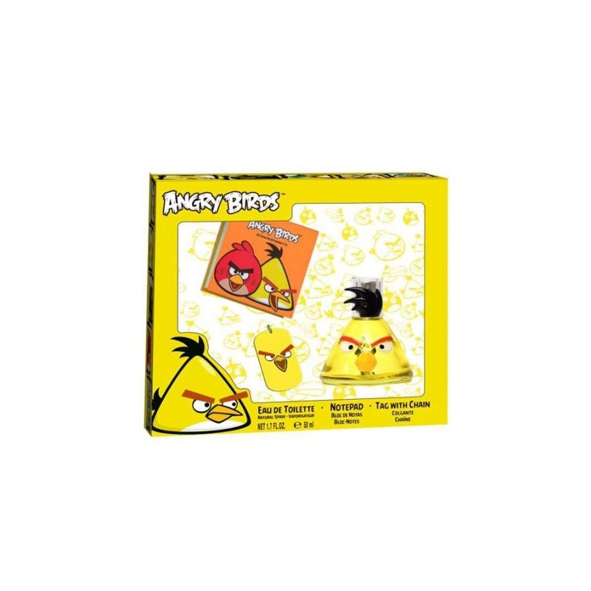 Angry Birds Yellow Eau De Toilette Vaporisateur 50Ml Coffret 3 Produits