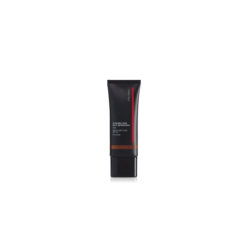 Shiseido Synchro Skin Self-Refreshing Tint Spf 20 Light Coverage Tinted Moisturizer 12-Hour Wear 24-Hour Hydration Waterproof Shine Resistant Non-Comedogenic Deep Kuromoji 525