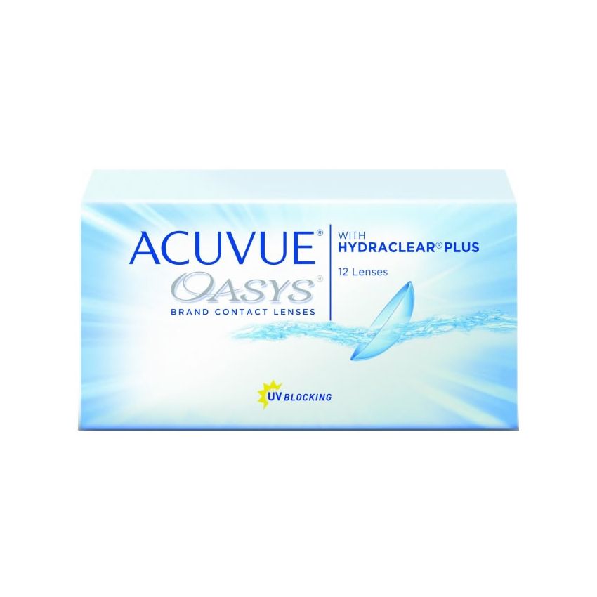 Acuvue Oasys Hydraclear Lentilles De Contact 2 Semaines -2.00 Bc/8.4 12 Unités