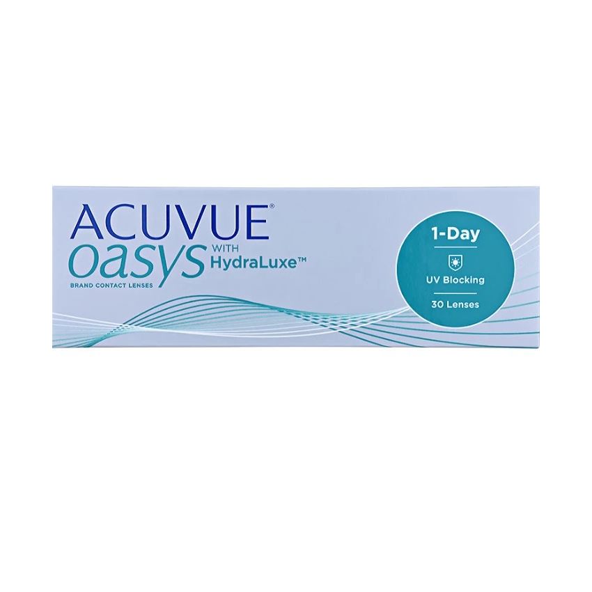 Acuvue Oasys Hydraluxe Lentilles De Contact Journalières De Remplacement -3.75 Bc/8.5 30 Unités