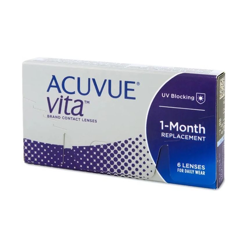 Acuvue Vita Lentilles De Contact Mensuelles -3.75 Bc/8.4 6 Unités