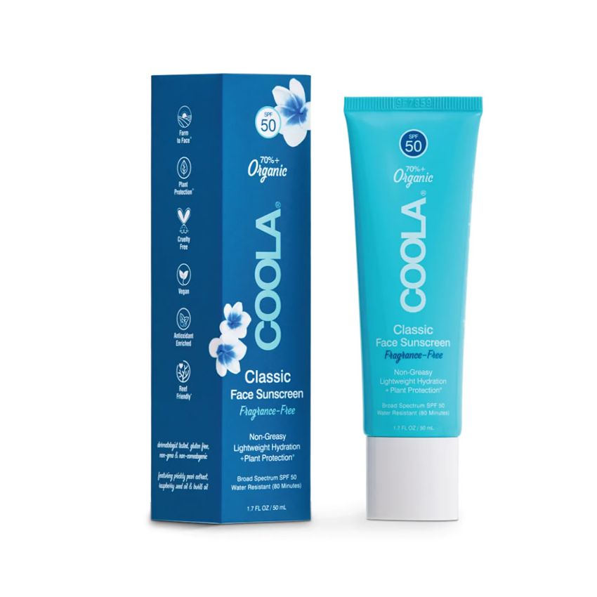 Coola Classic Face Organic Sunscreen Lotion Spf50 50Ml