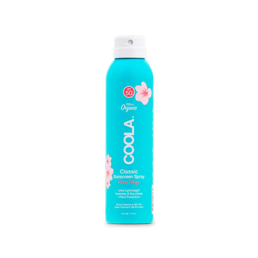 Coola Classic Body Organic Sunscreen Spray Spf50 Guava Mango 177Ml