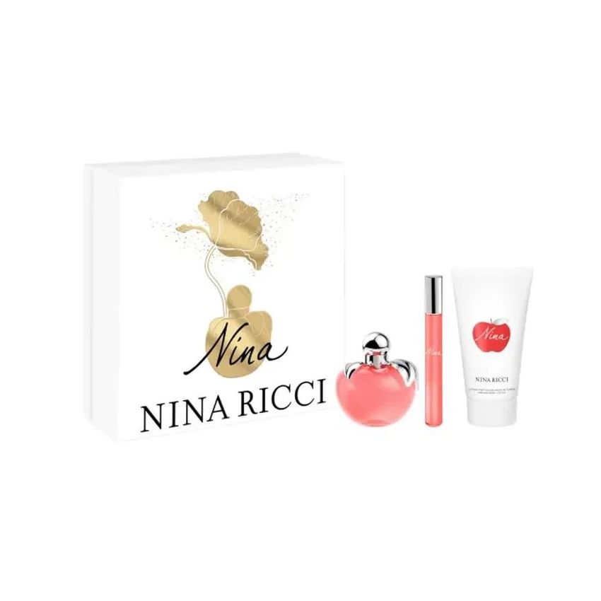 Nina Ricci Nina Eau De Toilette Vaporisateur 50Ml Coffret 3 Produits