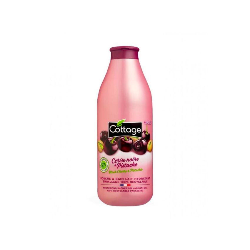 Cottage Hidratante Gel De Ducha Cremoso Cereza Negra Y Pistacho 750Ml