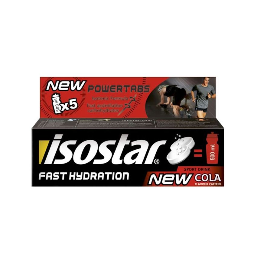 Isostar Powertabs Fast Hydration Cola 10 Comprimés X12G