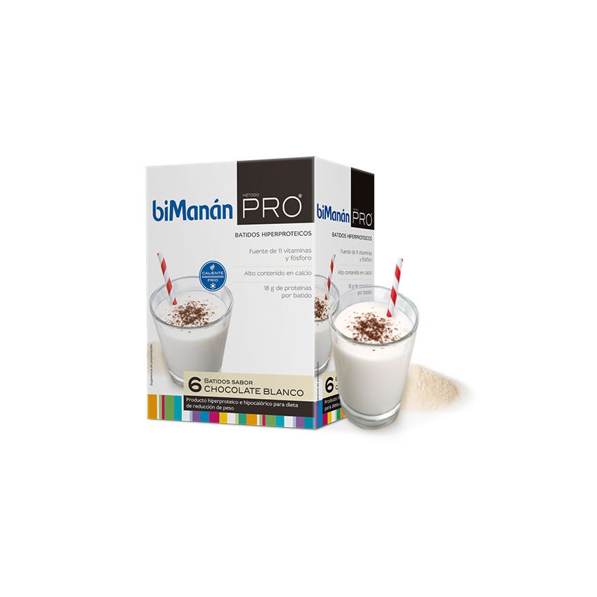 Bimanan Pro 6 Milk-Shakes Saveur Chocolat Blanc 150G