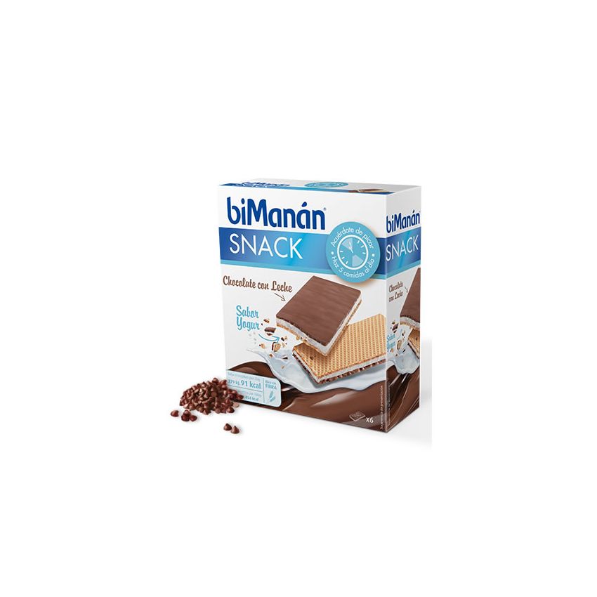 Bimanan Sustitutive Grignotines Chocolat Au Lait Et Yaourt 120G