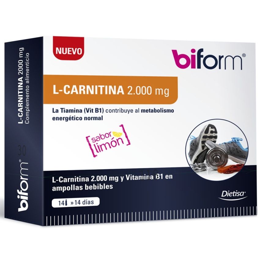 Biform L Carnitina 2000 Mg 14 Viales X 10Ml