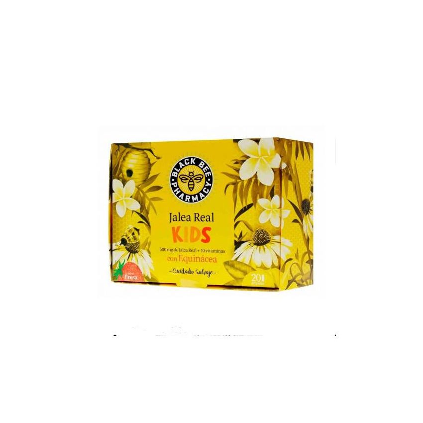 Black Bee Jalea Real Kids 20 Ampollas